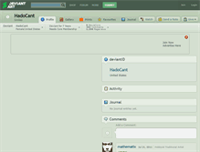 Tablet Screenshot of hadocant.deviantart.com