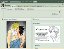 Tablet Screenshot of kurisou.deviantart.com