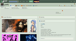 Desktop Screenshot of lovepq.deviantart.com