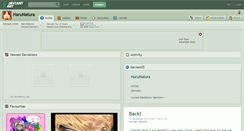 Desktop Screenshot of harunatura.deviantart.com