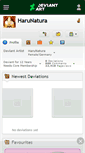 Mobile Screenshot of harunatura.deviantart.com