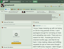 Tablet Screenshot of persephone20.deviantart.com