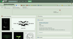 Desktop Screenshot of ibelieveinthejoker.deviantart.com