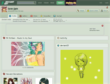 Tablet Screenshot of love-jam.deviantart.com