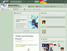 Tablet Screenshot of hetalia-potter.deviantart.com