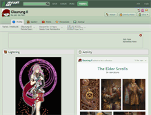 Tablet Screenshot of glaurung-ii.deviantart.com