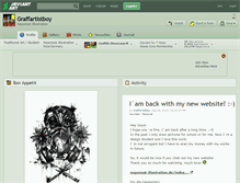Tablet Screenshot of graffartistboy.deviantart.com