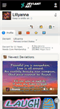 Mobile Screenshot of lillyanna.deviantart.com