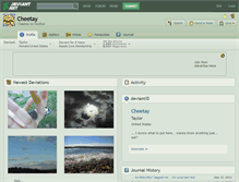 Tablet Screenshot of cheetay.deviantart.com