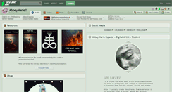 Desktop Screenshot of abbeymarie.deviantart.com