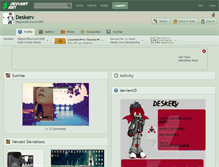 Tablet Screenshot of deskerv.deviantart.com