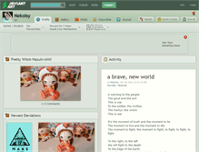 Tablet Screenshot of nekoisy.deviantart.com