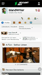 Mobile Screenshot of islandwriter.deviantart.com