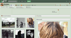 Desktop Screenshot of brendana.deviantart.com