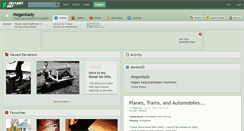 Desktop Screenshot of megankady.deviantart.com