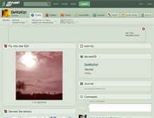 Tablet Screenshot of denizkizi.deviantart.com