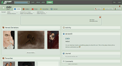 Desktop Screenshot of evev.deviantart.com