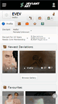 Mobile Screenshot of evev.deviantart.com