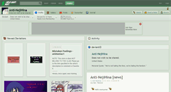 Desktop Screenshot of anti-nejihina.deviantart.com