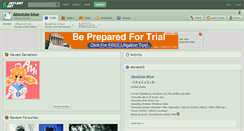 Desktop Screenshot of absolute-blue.deviantart.com