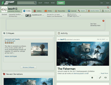 Tablet Screenshot of leox912.deviantart.com