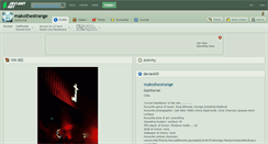 Desktop Screenshot of makothestrange.deviantart.com