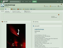Tablet Screenshot of makothestrange.deviantart.com