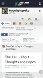 Mobile Screenshot of moonlightgeeky.deviantart.com