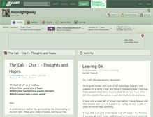 Tablet Screenshot of moonlightgeeky.deviantart.com