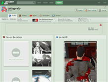 Tablet Screenshot of datingwally.deviantart.com