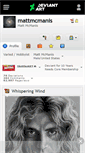 Mobile Screenshot of mattmcmanis.deviantart.com