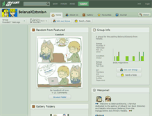 Tablet Screenshot of belarusxestonia.deviantart.com