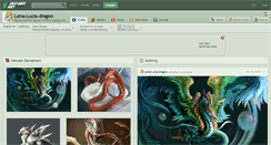 Desktop Screenshot of lena-lucia-dragon.deviantart.com