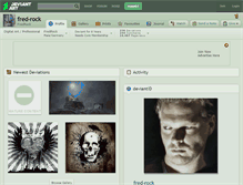Tablet Screenshot of fred-rock.deviantart.com
