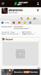 Mobile Screenshot of alicerenton.deviantart.com