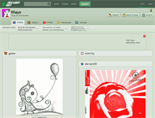 Tablet Screenshot of khayo.deviantart.com