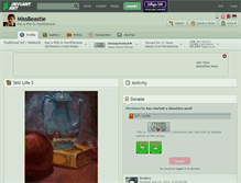 Tablet Screenshot of missbeastie.deviantart.com