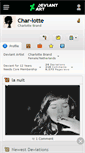 Mobile Screenshot of char-lotte.deviantart.com