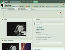 Tablet Screenshot of char-lotte.deviantart.com