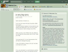 Tablet Screenshot of district13.deviantart.com