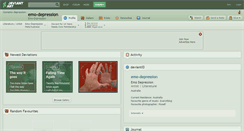 Desktop Screenshot of emo-depression.deviantart.com