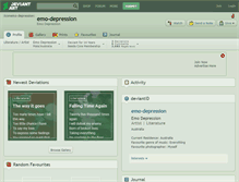 Tablet Screenshot of emo-depression.deviantart.com