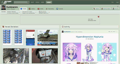 Desktop Screenshot of dumbrarere.deviantart.com