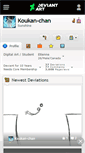 Mobile Screenshot of koukan-chan.deviantart.com
