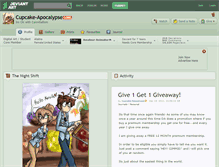 Tablet Screenshot of cupcake-apocalypse.deviantart.com