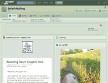 Tablet Screenshot of bellaornothing.deviantart.com