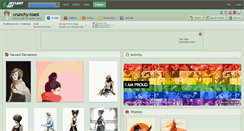 Desktop Screenshot of crunchy-toast.deviantart.com