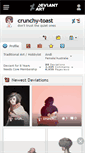 Mobile Screenshot of crunchy-toast.deviantart.com