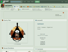 Tablet Screenshot of mariosson.deviantart.com