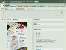 Tablet Screenshot of kriznik.deviantart.com